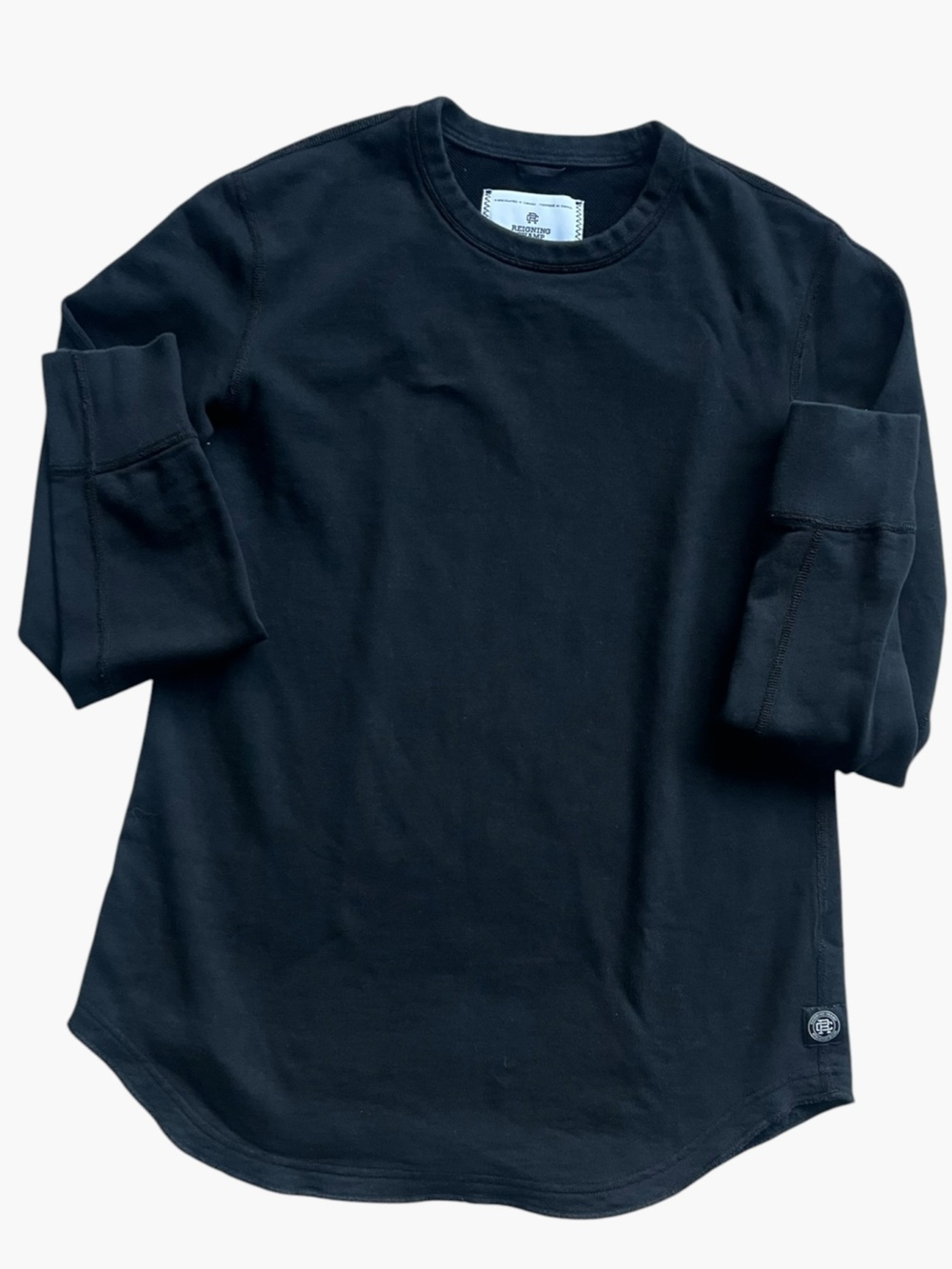 Reigning Champ Lightweight Terry Crewneck
100% Pima Cotton Black Unisex Size S